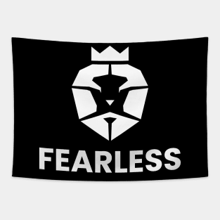 Fearless Lion Design Tapestry