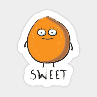 Funny sweet potato Magnet