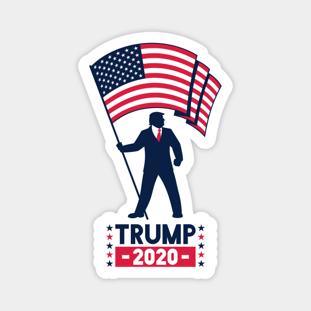 Trump 2020 Magnet by Malchev