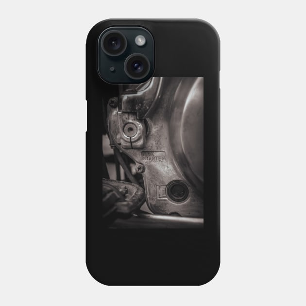 GS750 kick starter Phone Case by Silver Linings