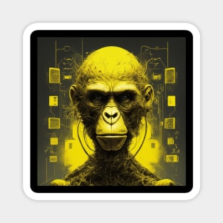 CYBER MONKEY I Magnet