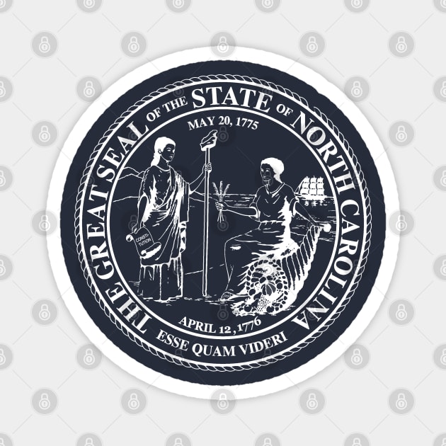 North Carolina Seal Magnet by Historia