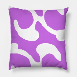 Abstract pattern purple swirl Pillow