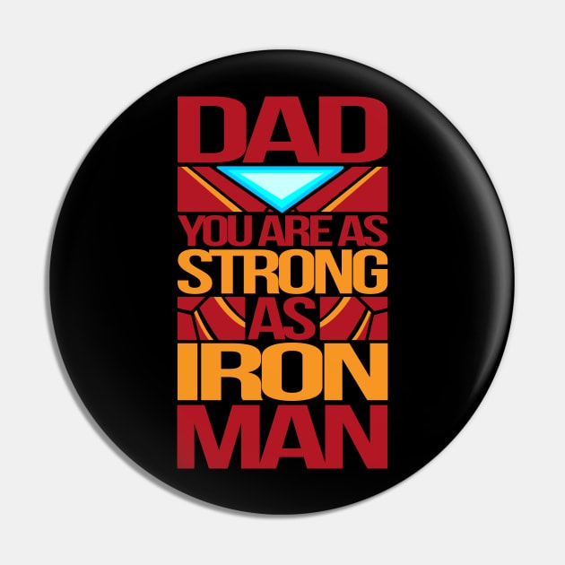 Iron Man Dad Pin by RCM Graphix