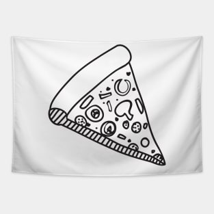 Pizza Slice Cute Drawing Tapestry