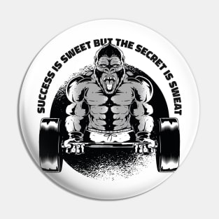 Muscle Gorilla train hard for gains Pin