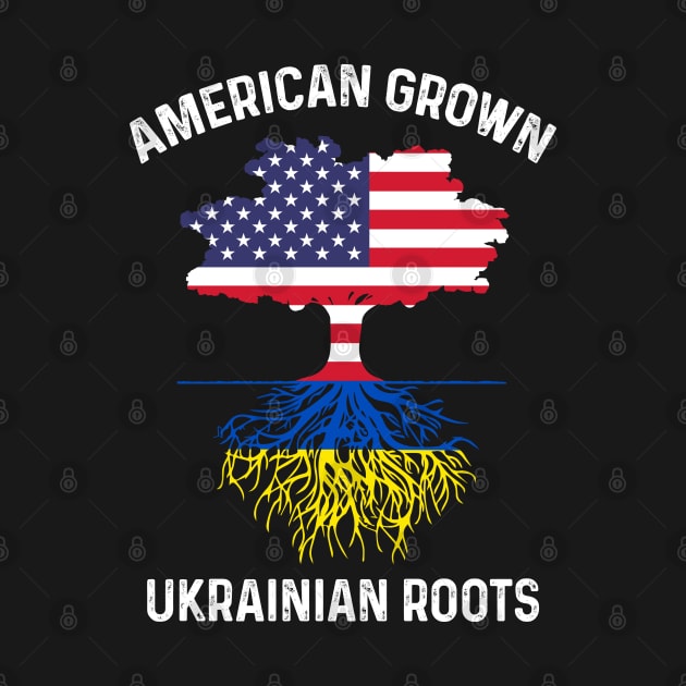 American Grown Ukrainian Roots Stand with Ukraine by Scar