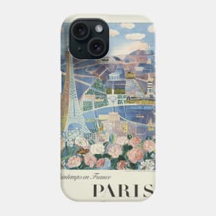 Le Printemps en France Paris Vintage Travel Poster Phone Case