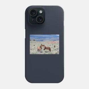 Wild horses, mustangs, wildlife, nature, gifts Phone Case