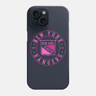 New York Rangers logo - pink Phone Case