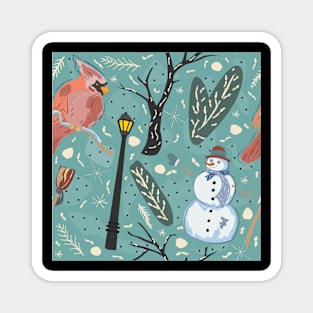 Snowman Magnet