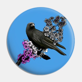 Ace Crow Pin