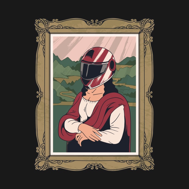 Moto Lisa // Funny Motocross Mona Lisa Parody by SLAG_Creative