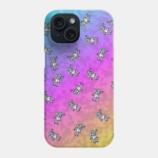 Leopard Print Astronauts Phone Case