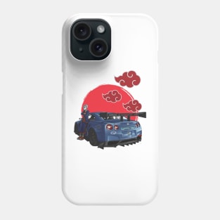 JDM Shaddowryderz Red Sun Skyline Fantom Blue Nissan Nismo GT-R R35 Phone Case