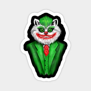 clown Cat Magnet