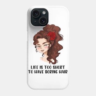 Curly Hair Phone Case