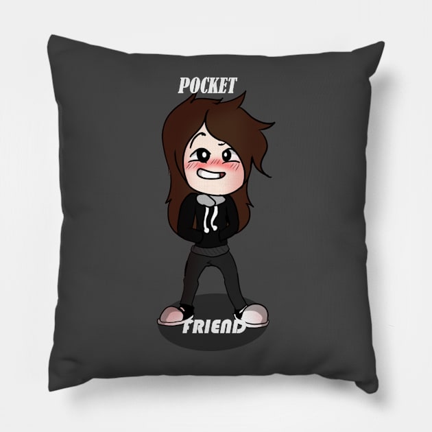 Pocket Friend Pillow by Jordan_Yakunan