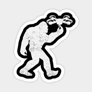 Funny Bigfoot Drone Pilot Sasquatch Magnet