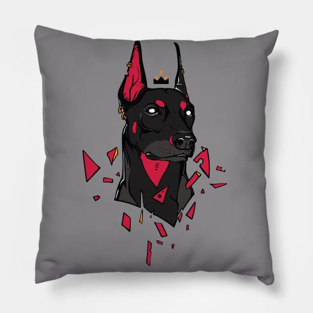 Anubis Pillow by Magda