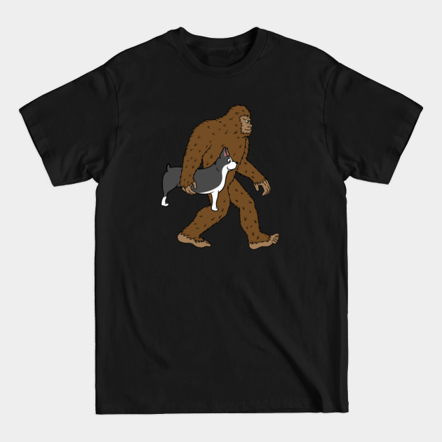 Discover Boston Terrier Bigfoot Sasquatch - Boston Terrier - T-Shirt