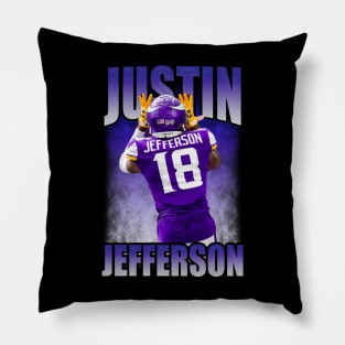 Justin Jefferson Bootleg Pillow