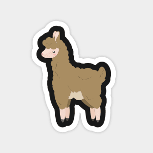 Brown Llama Magnet