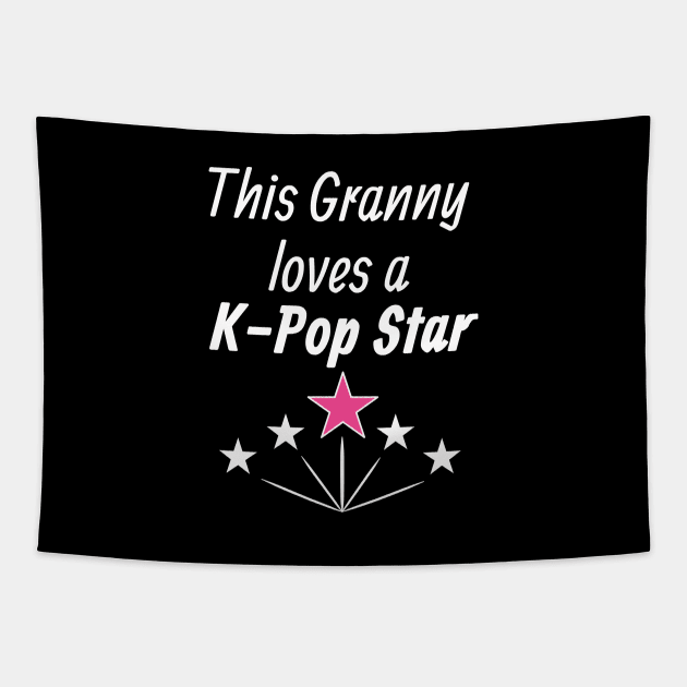 Granny loves a K-Pop Star Tapestry by WhatTheKpop