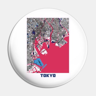 Tokyo - Japan MilkTea City Map Pin