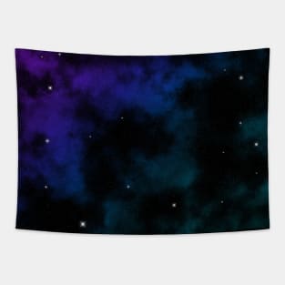 Dark Galaxy Pattern Tapestry