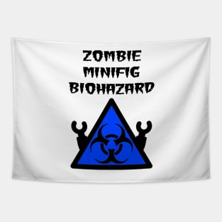 ZOMBIE MINIFIG BIOHAZARD Tapestry