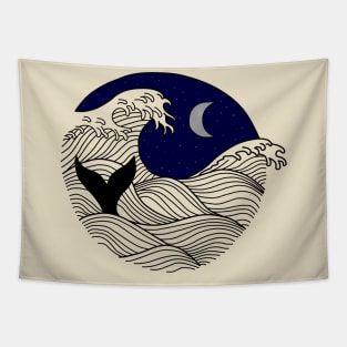 blue night Tapestry