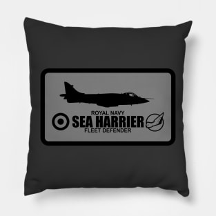 Royal Navy Sea Harrier Patch Pillow