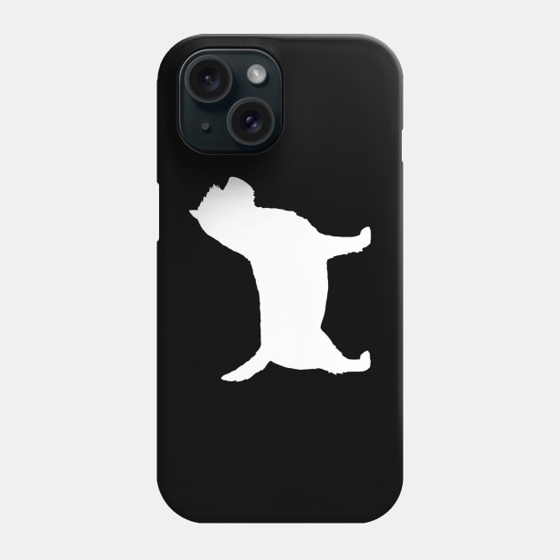 Norwich Terrier Silhouette Phone Case by Coffee Squirrel