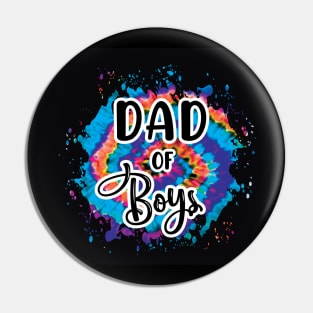 dad of boys Pin