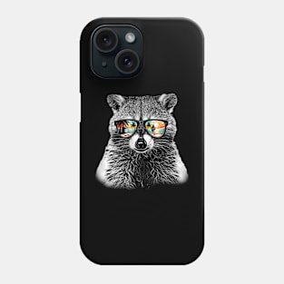 Raccoons Among the Stars UFO Tees for Stellar Fashion Statements Phone Case