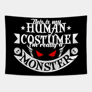 This is my Human Costume-Halloweenshirt Tapestry