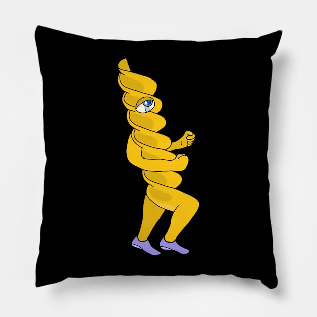 Running Noodles Pillow by DiegoCarvalho