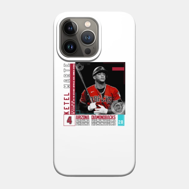 Rinkha Ketel Marte Baseball Edit Tapestries Diamondbacks Pin