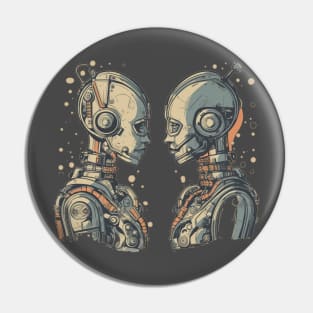 Two cyborgs in love - Love is love Pin