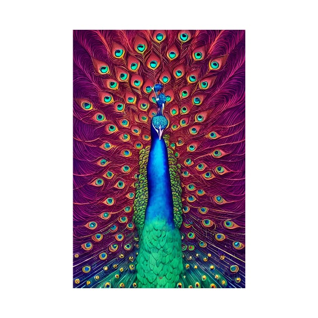 Surreal Peacock by EsoteraArt