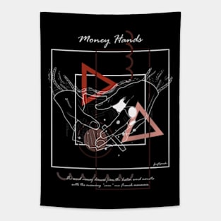 Money Hands version 6 Tapestry