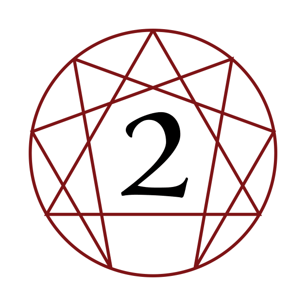 Enneagram Two - The Helper (Number Only) by enneashop