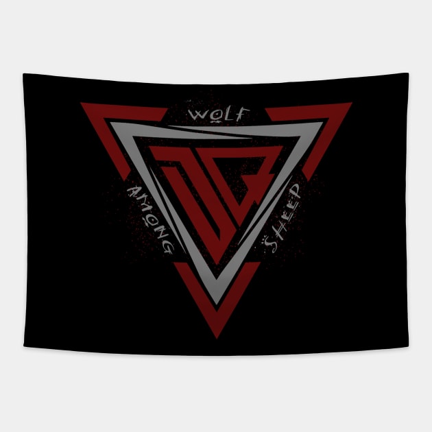 WOLF AMONG SHEEP DEACON QUINN LOGO TEE Tapestry by DQWOLFPACK