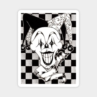 Jester The Joker Clown Magnet