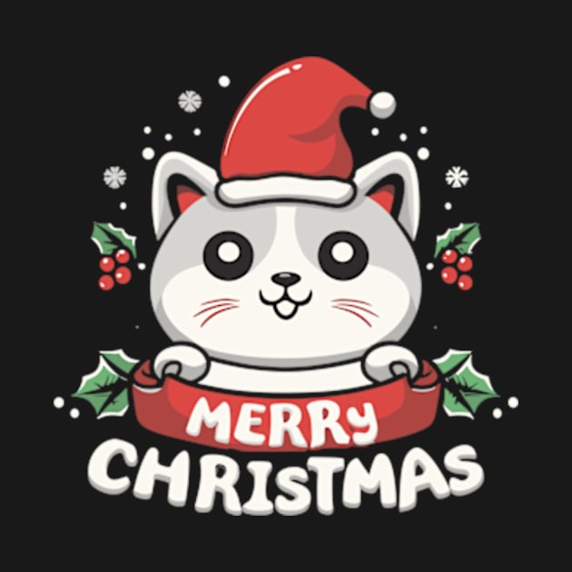 Merry Christmas Cat by Hofbumm207