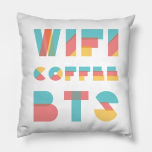 Wifi coffee BTS Pillow