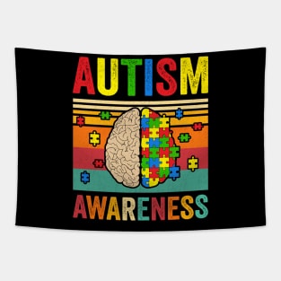 Autism Awareness Neurodiversity Brain Tapestry