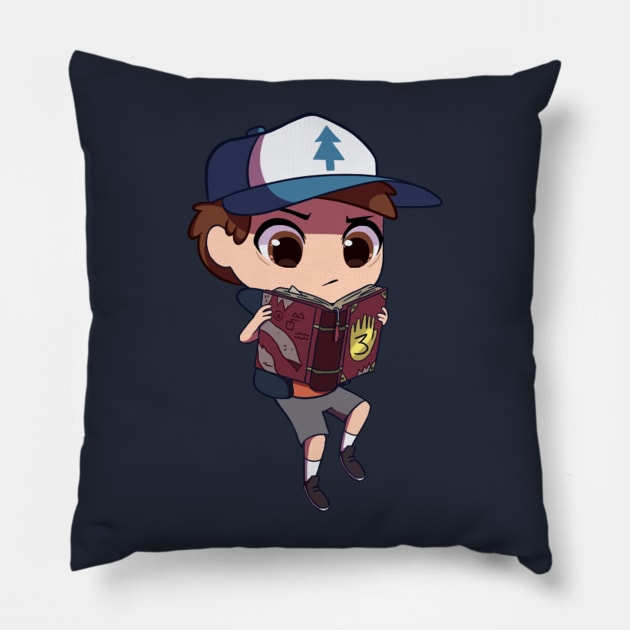 Dipper Pines Pillow by RidicBird