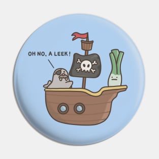 A Pirate Ship Leek Pin